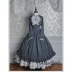 Alice Girl Duke of Victoria Corset Overskirt and Striped Skirt(1st Pre-Order/2 Colours/Full Payment Without Shipping)